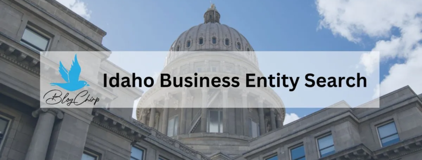 Idaho Business Entity Search