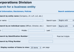 Massachusetts Business Entity Search